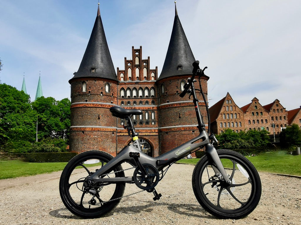 E-folding bike F11 MagPuma with transport bag