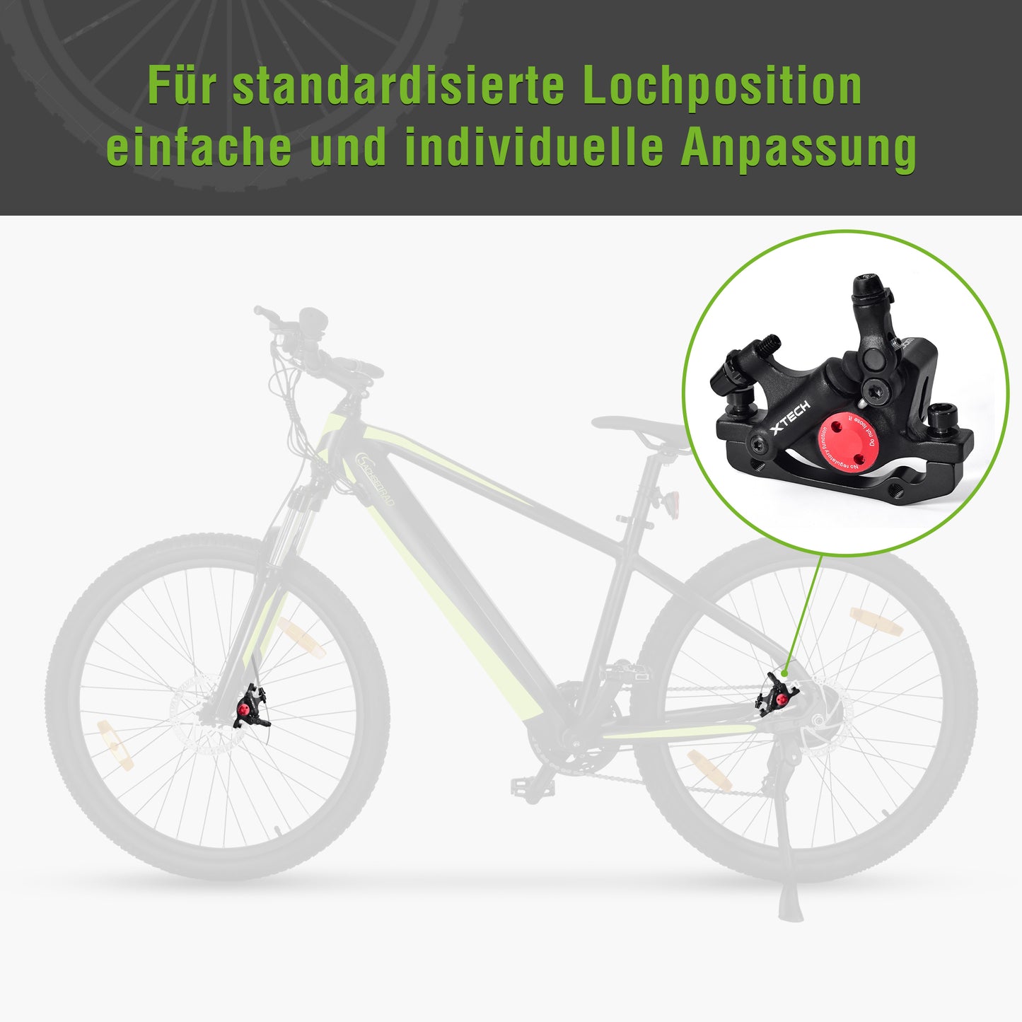 Hydraulic disc brake set for e-bikes R6 / R6 Neo / R8 Flex , Flex II / R8 Ranger