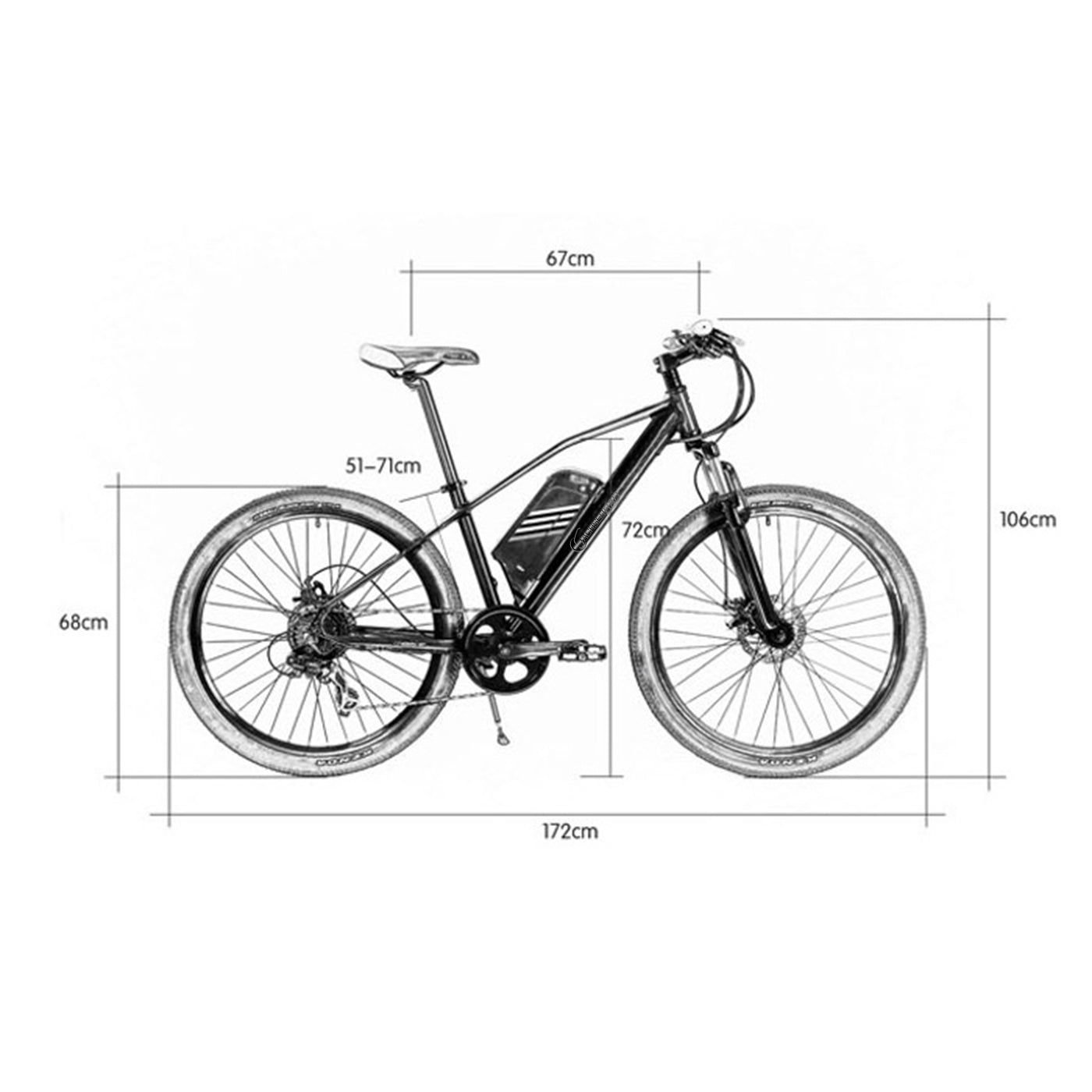 E-Racing Bike R6 400 Wh 27.5 inch