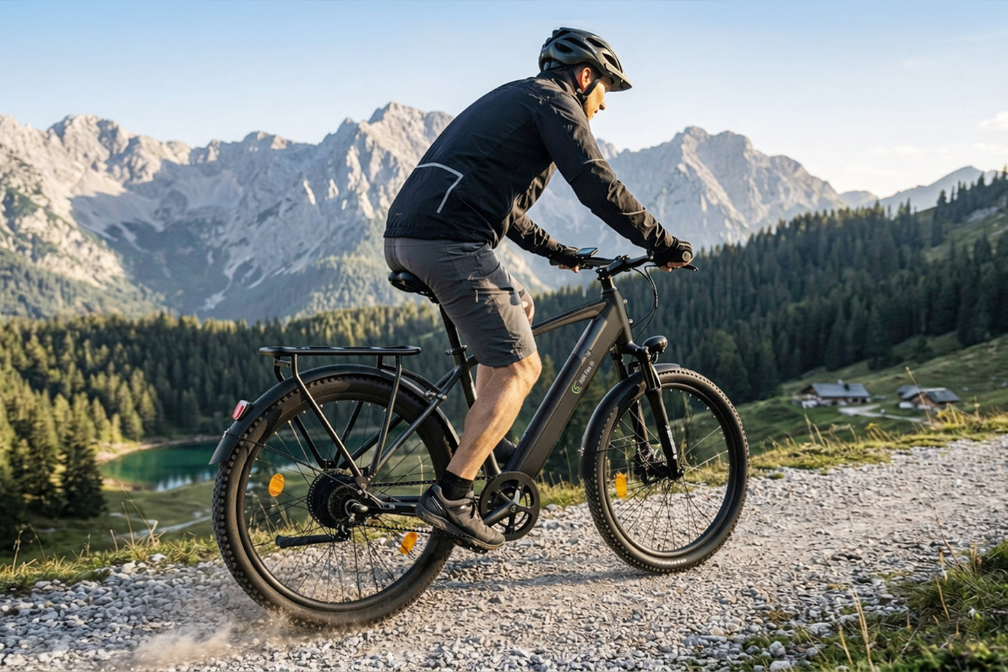 E-Trekking Mountainbike R8R Flex III mit Riemenantrieb