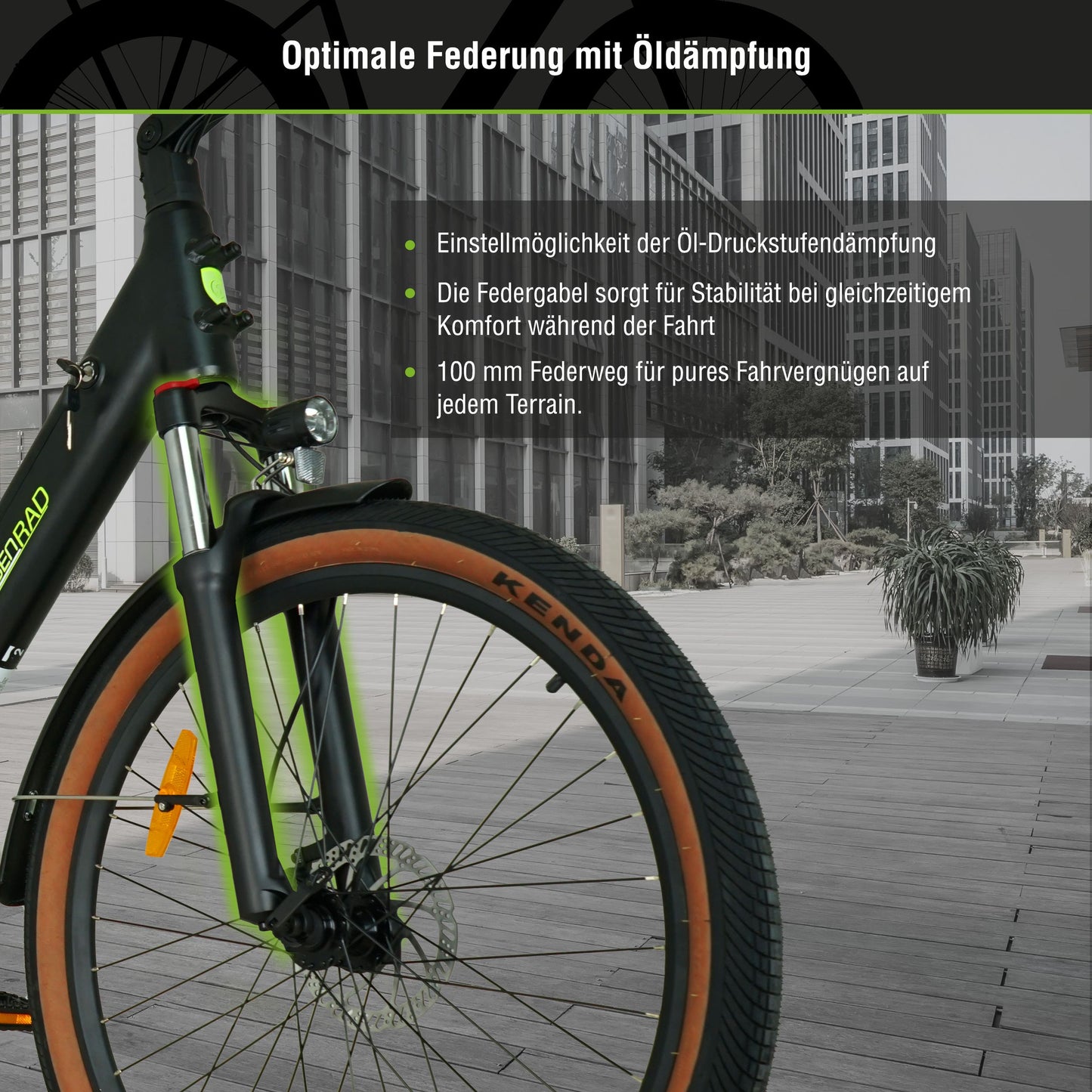 E-SUV CityBike C5R Centro with belt drive