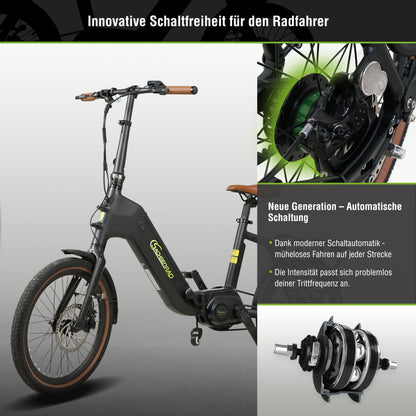 E-Faltrad F3G Centro mit automatischer Schaltung