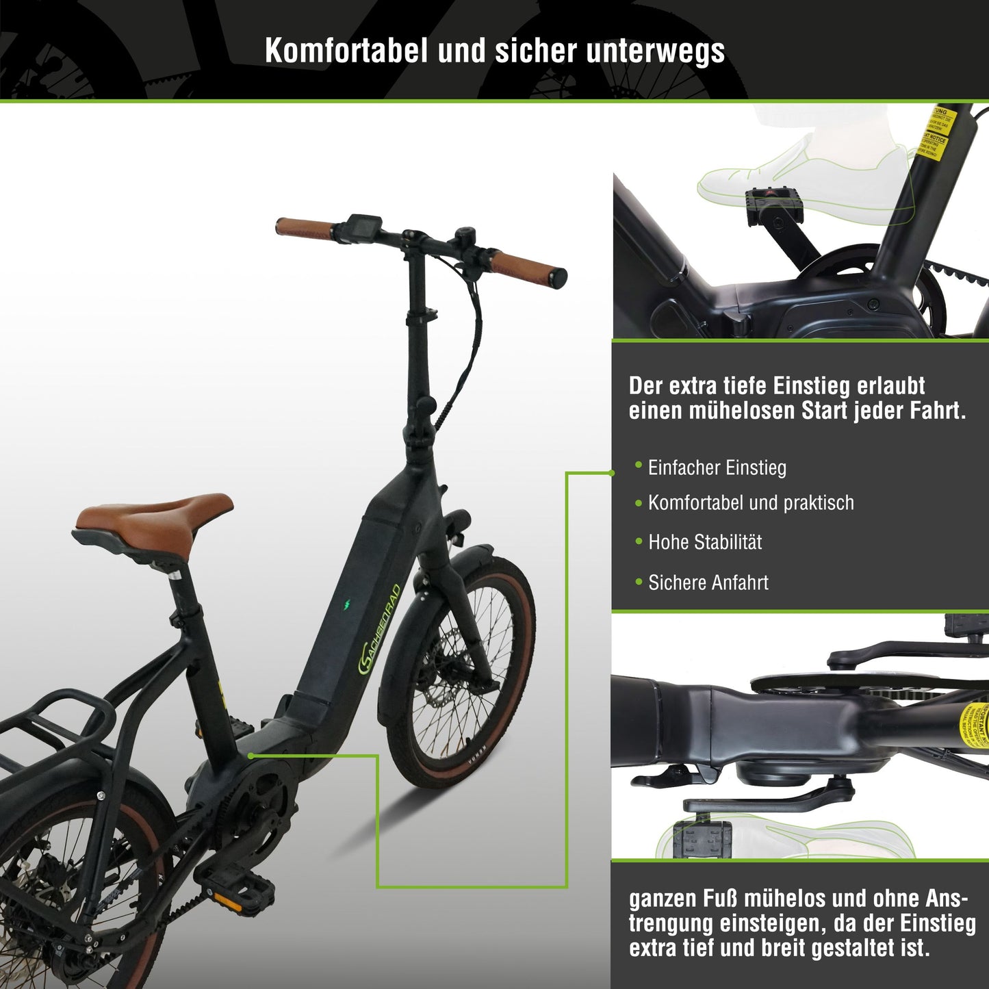 E-Faltrad F3G Centro mit automatischer Schaltung