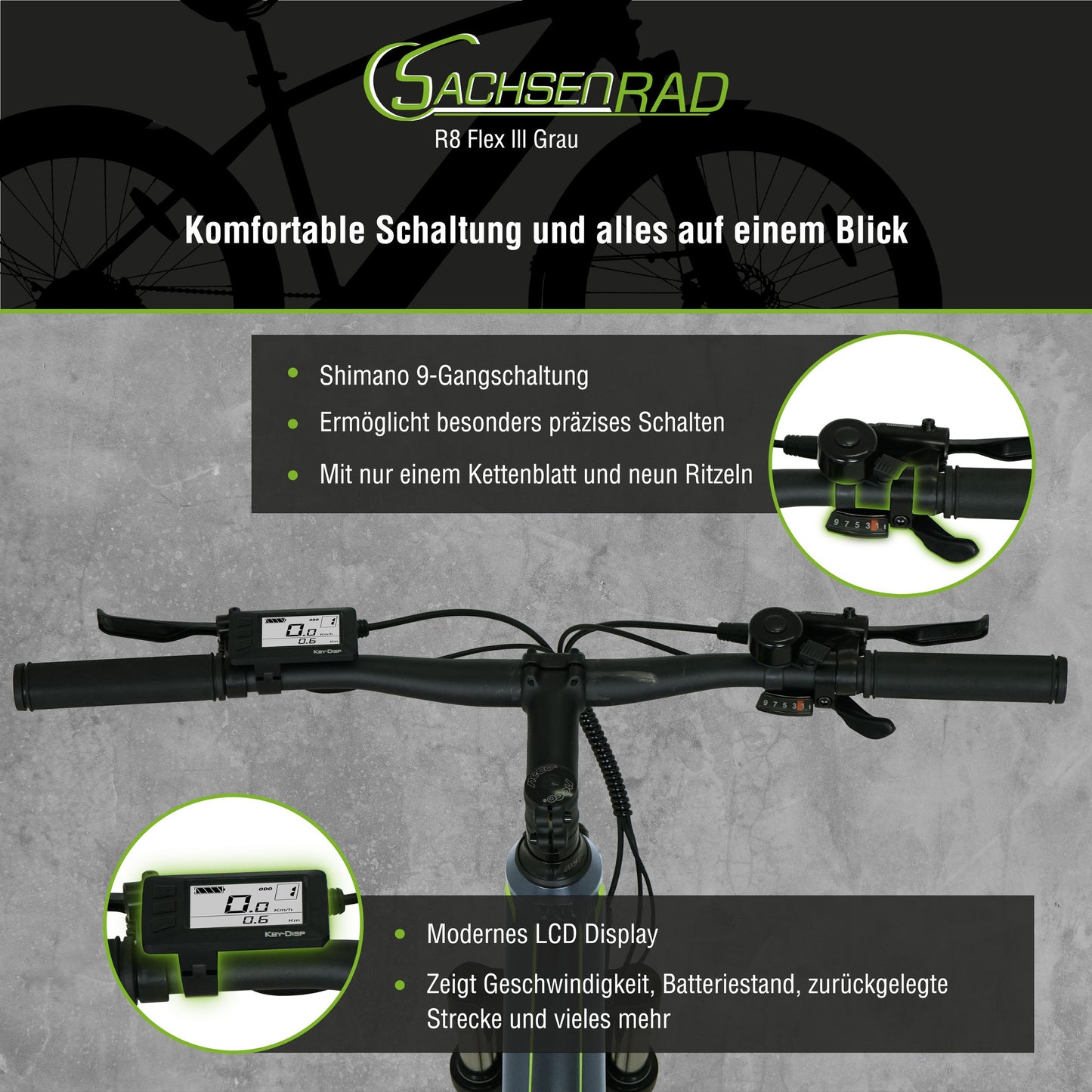 [Gebraucht] E-Racing Mountainbike R8 Flex III