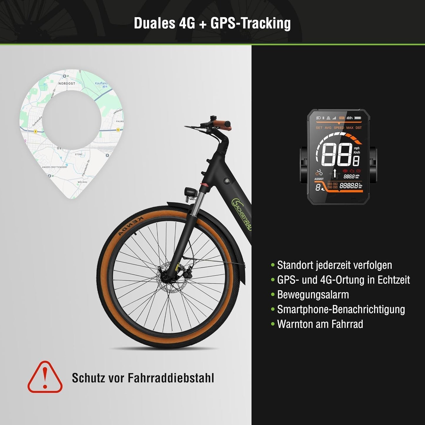 E-SUV CityBike C5R Centro mit Riemenantrieb