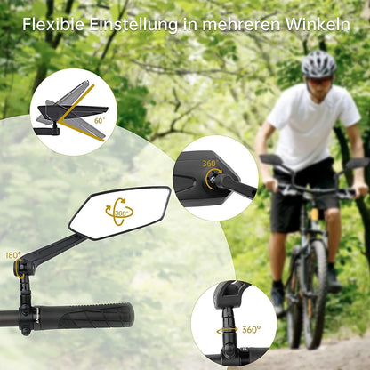 Bicycle rearview mirror set Vista