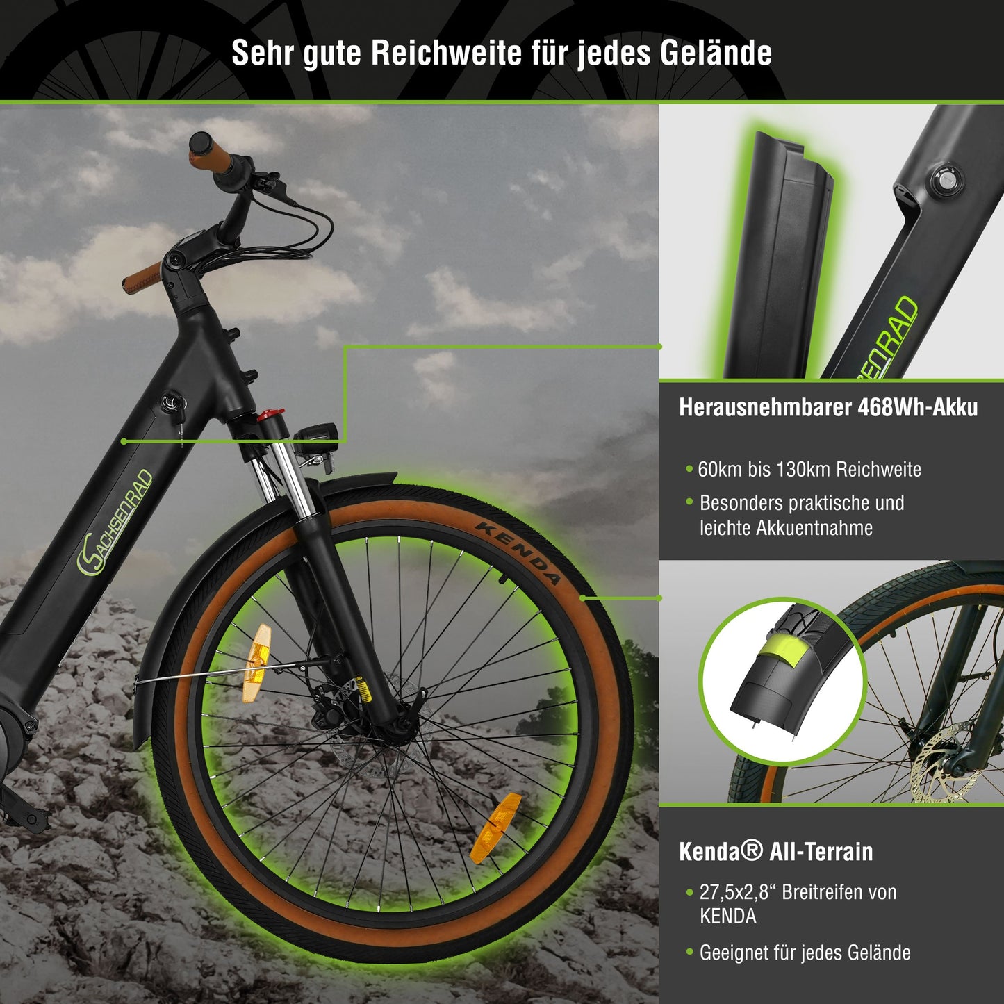 E-SUV CityBike C5R Centro with belt drive 