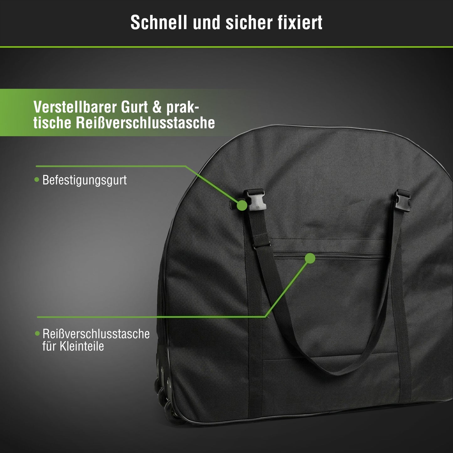 Faltrad-Transporttasche Premium für SachsenRAD F2 / F3 / F11 / F12