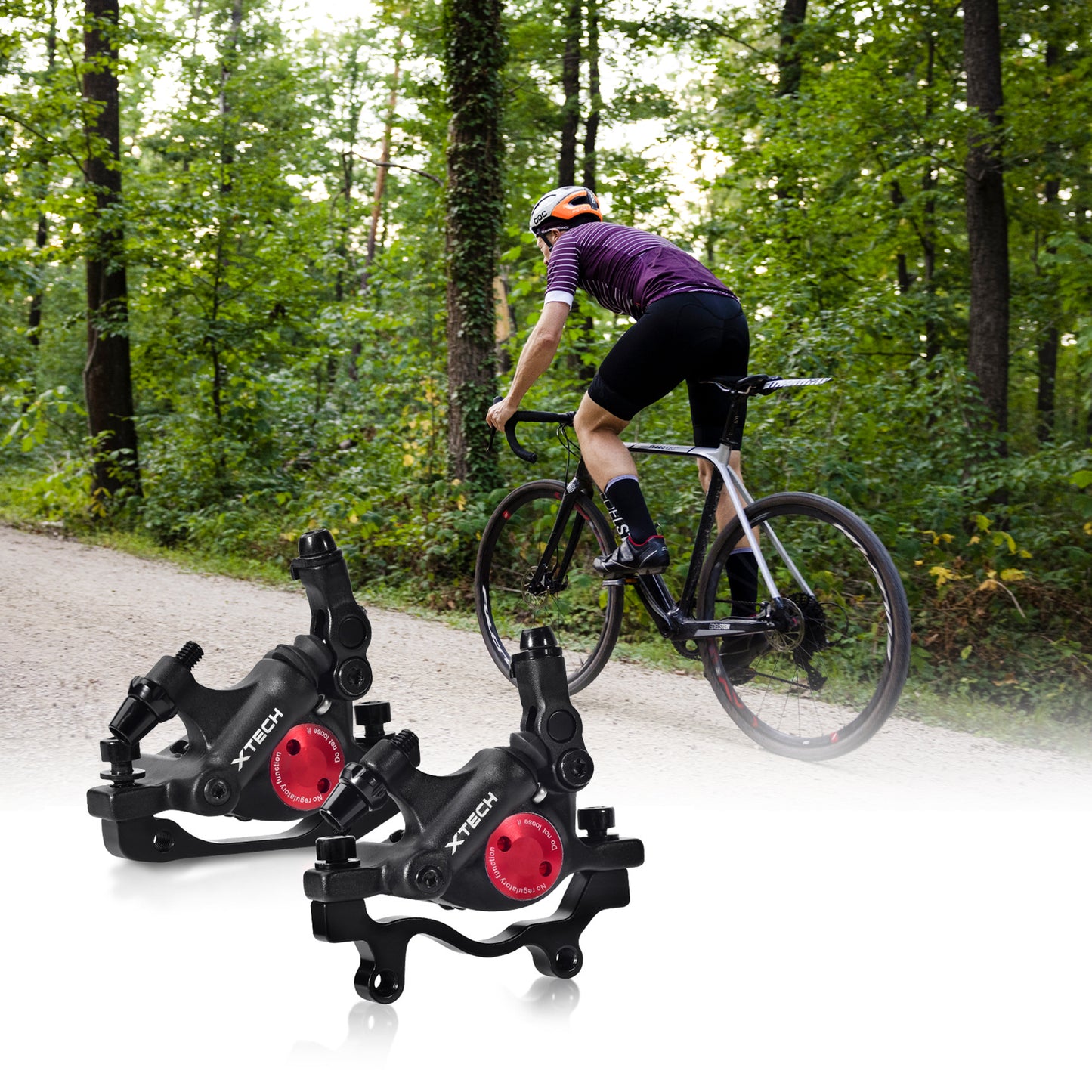 Hydraulic disc brake set for e-bikes R6 / R6 Neo / R8 Flex , Flex II / R8 Ranger