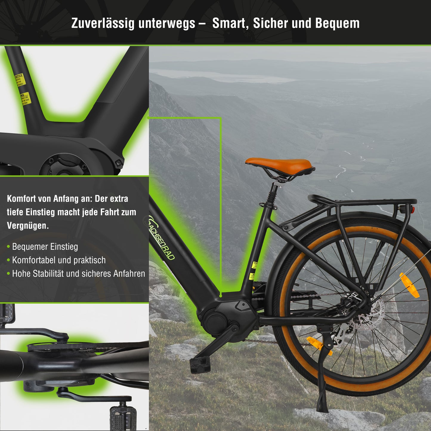 E-SUV CityBike C5 Centro mit Diebstahlsicherung