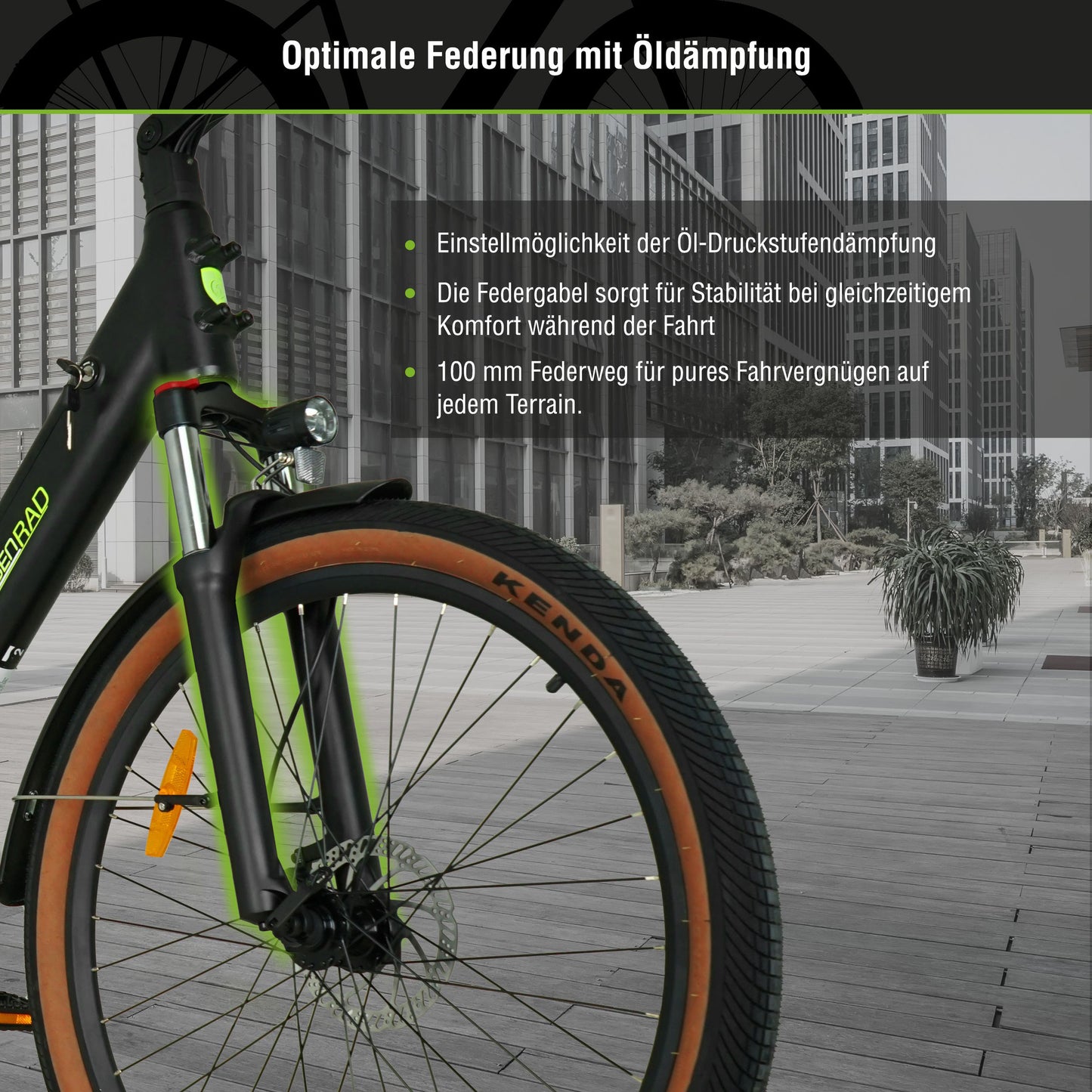 E-SUV CityBike C5 Centro mit Diebstahlsicherung