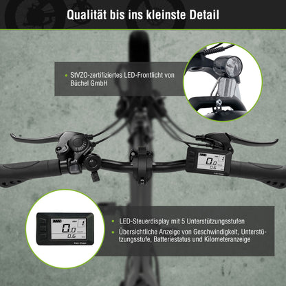 E-folding bike F6 Safari with 85 Nm off-road motor 