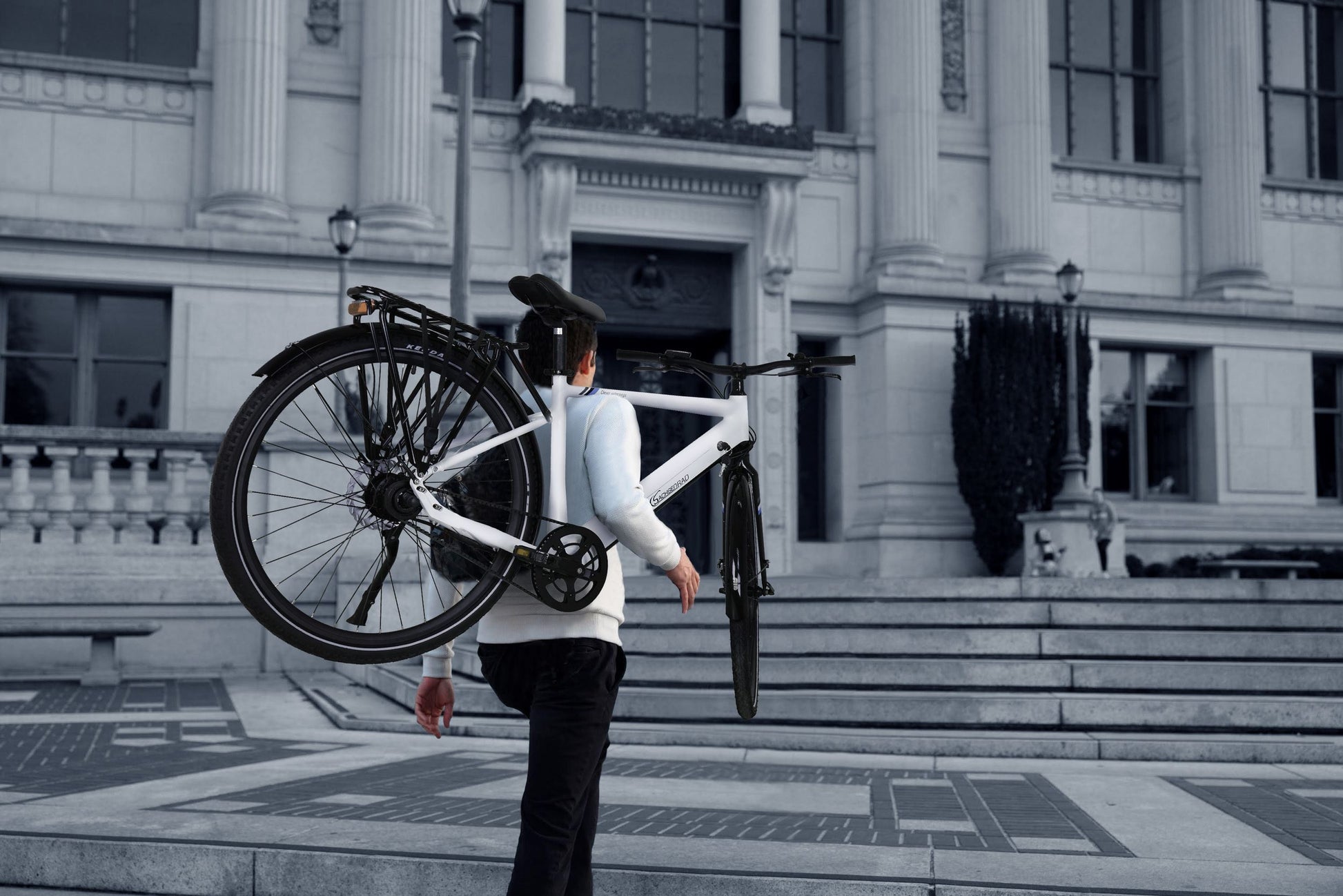 dynabike e city rt city fahrrad e bike The SachsenRAD CityBike C3T is a beautiful and lightweight e-bike for the city and for trekking tours with a low-maintenance belt drive. The 28-inch e-bike