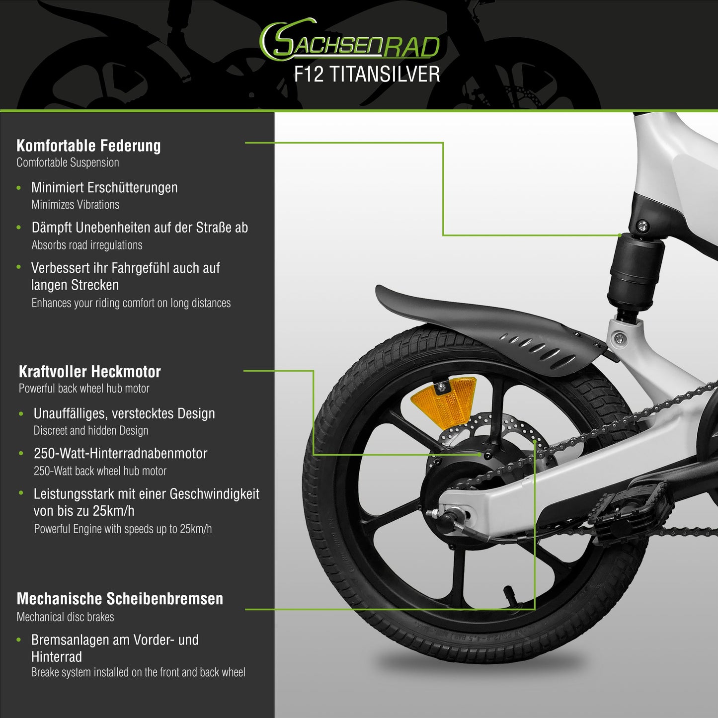 E-folding bike F12