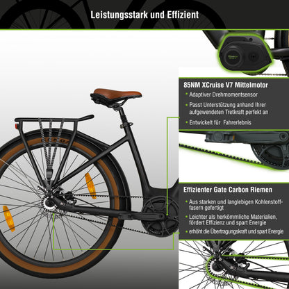 E-SUV CityBike C5R Centro with belt drive 