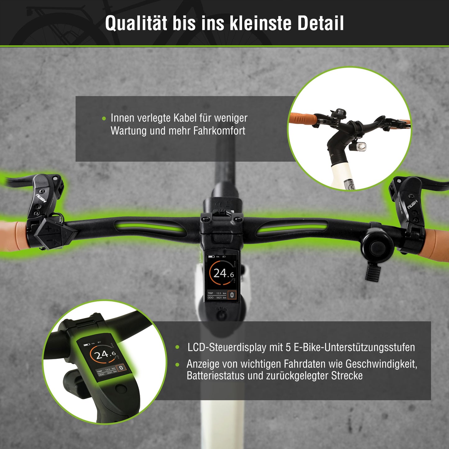 [Gebraucht] Urban City E-Bike C3V Roma II mit KI-Unterstützung