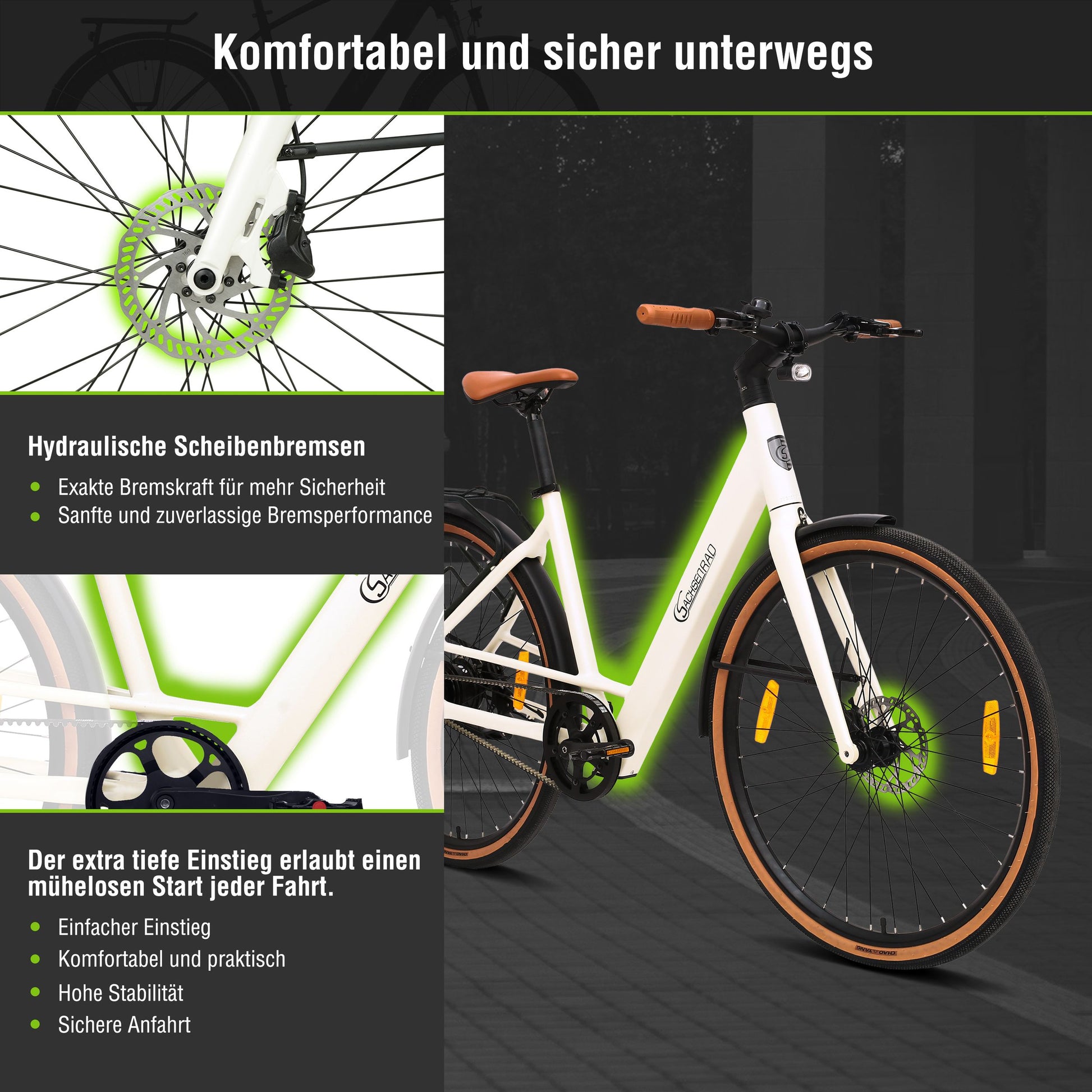 urban city e bike c3m roma Das C3V Roma II ist ein besonders leichtes Urban City E-Bike für die Stadt. – SachsenRAD