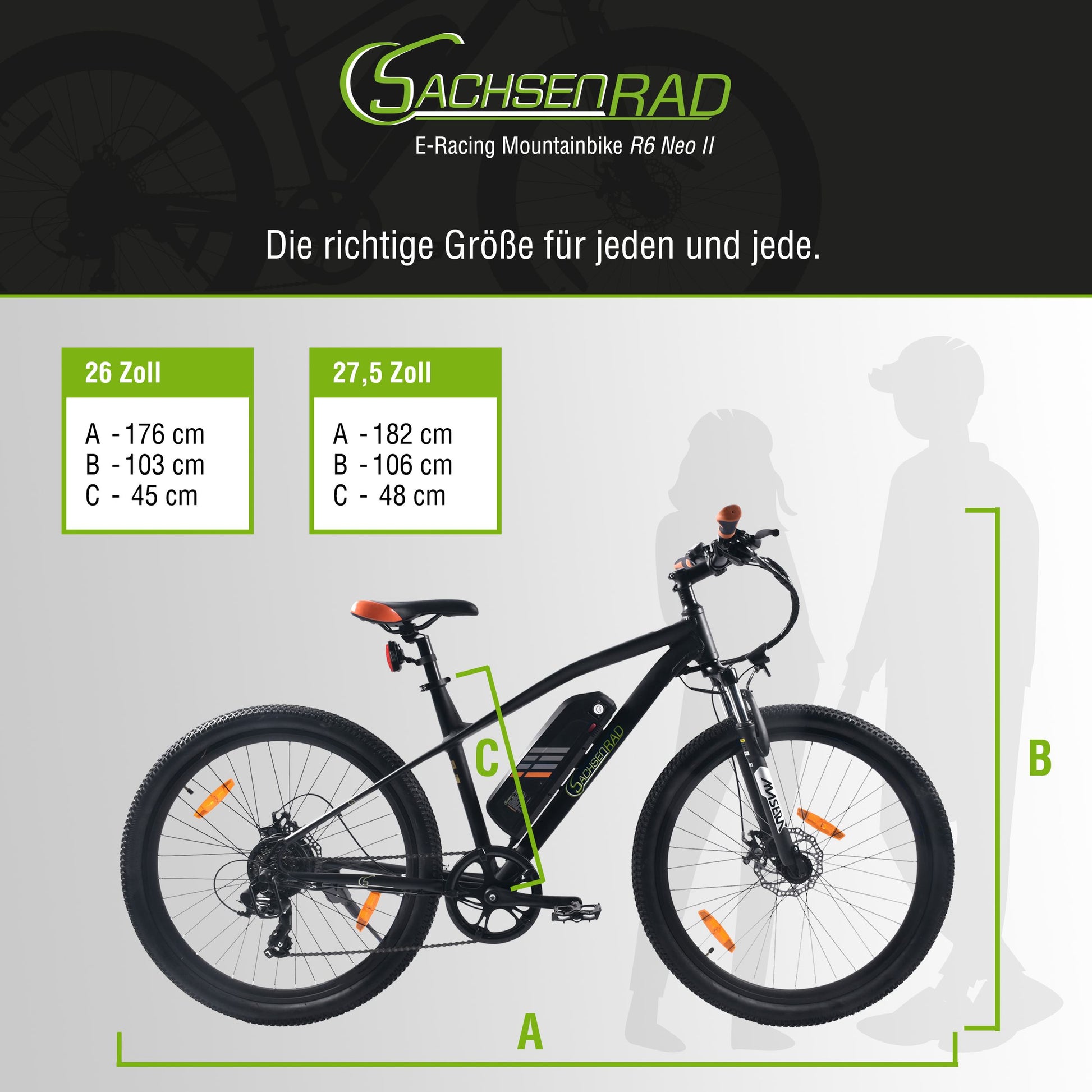 e-mountainbike r6 neo E-Racing MTB R6 Neo II Hybrid 500Wh with TÜV