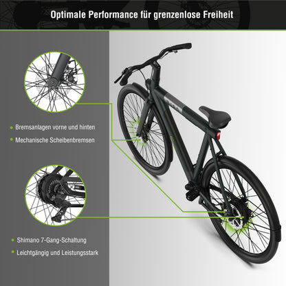 xBird Urban E-City Bike C6M Connect
