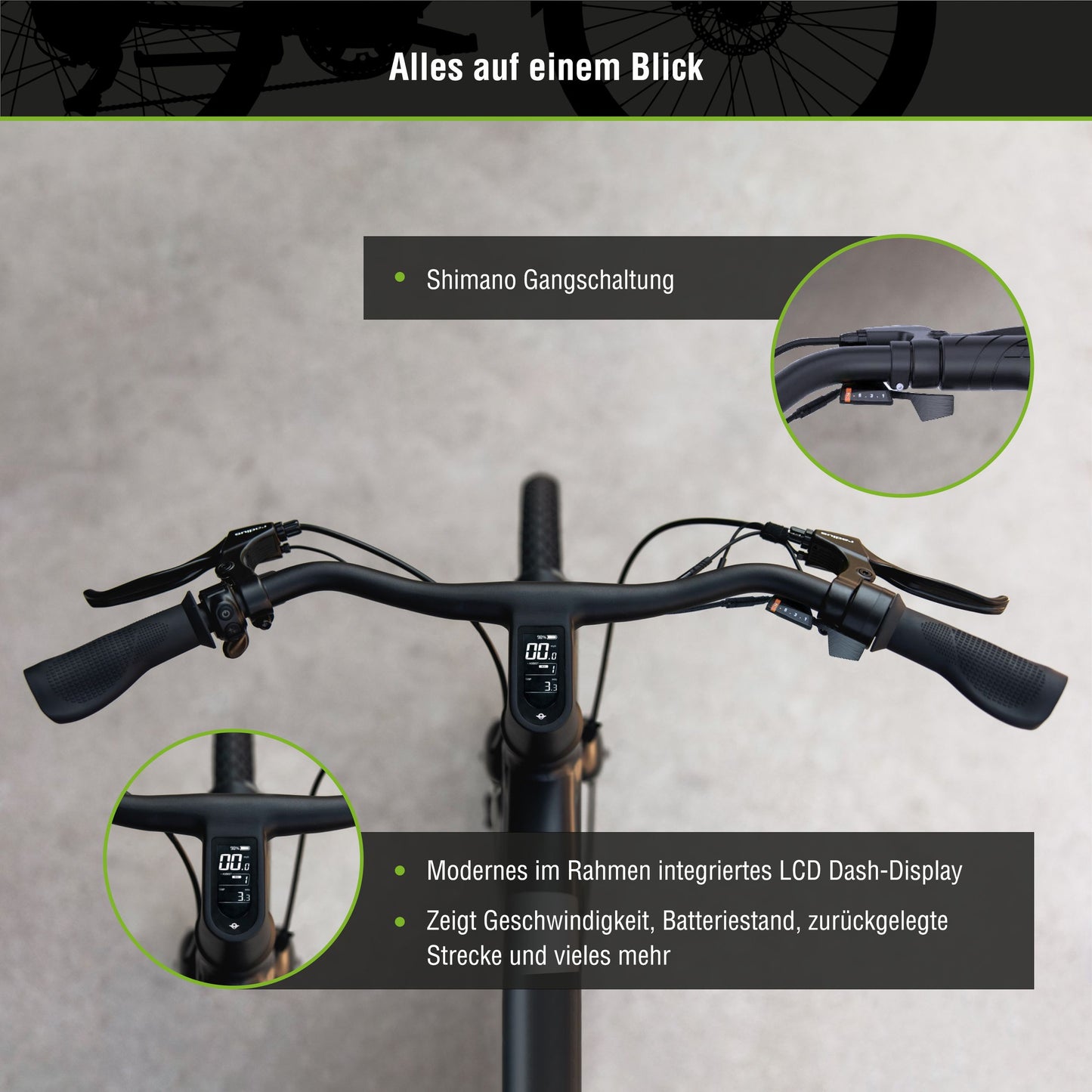 xBird Urban E-City Bike C6M Connect