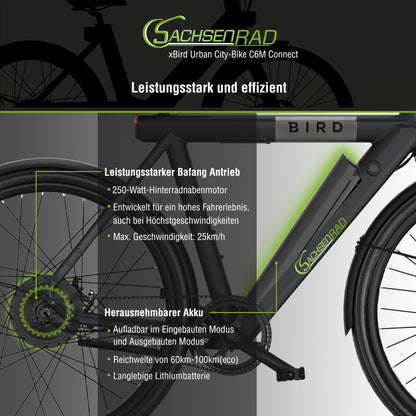 [Gebraucht] xBird Urban E-City-Bike C6M Connect