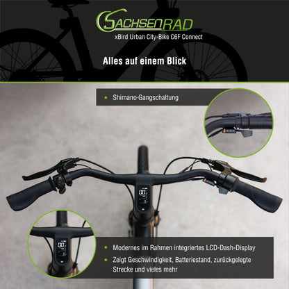 xBird Urban E-City Bike C6F Connect