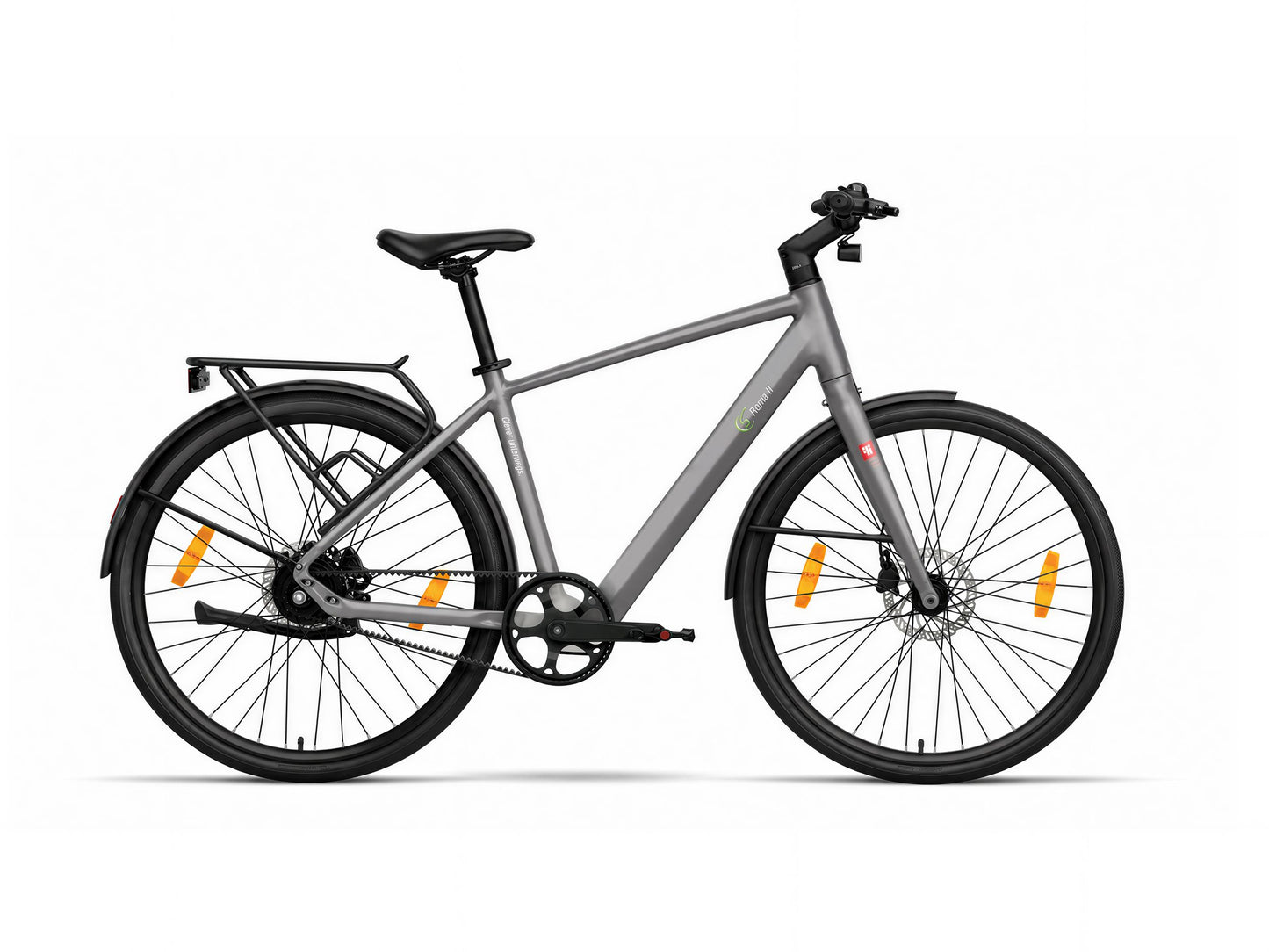 Urban City E-Bike C3M Roma II, grau, mit KI-Unterstützung