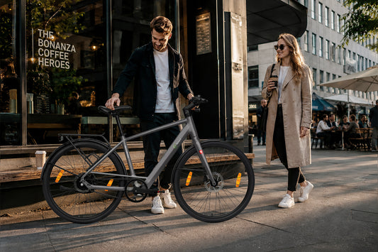 Urban City E-Bike C3M Roma II, grau, mit KI-Unterstützung