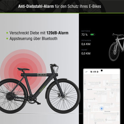 fahrrad mischung rennrad citybike SachsenRAD xBird E-Citybike C6R Connect günstiges E-Bike