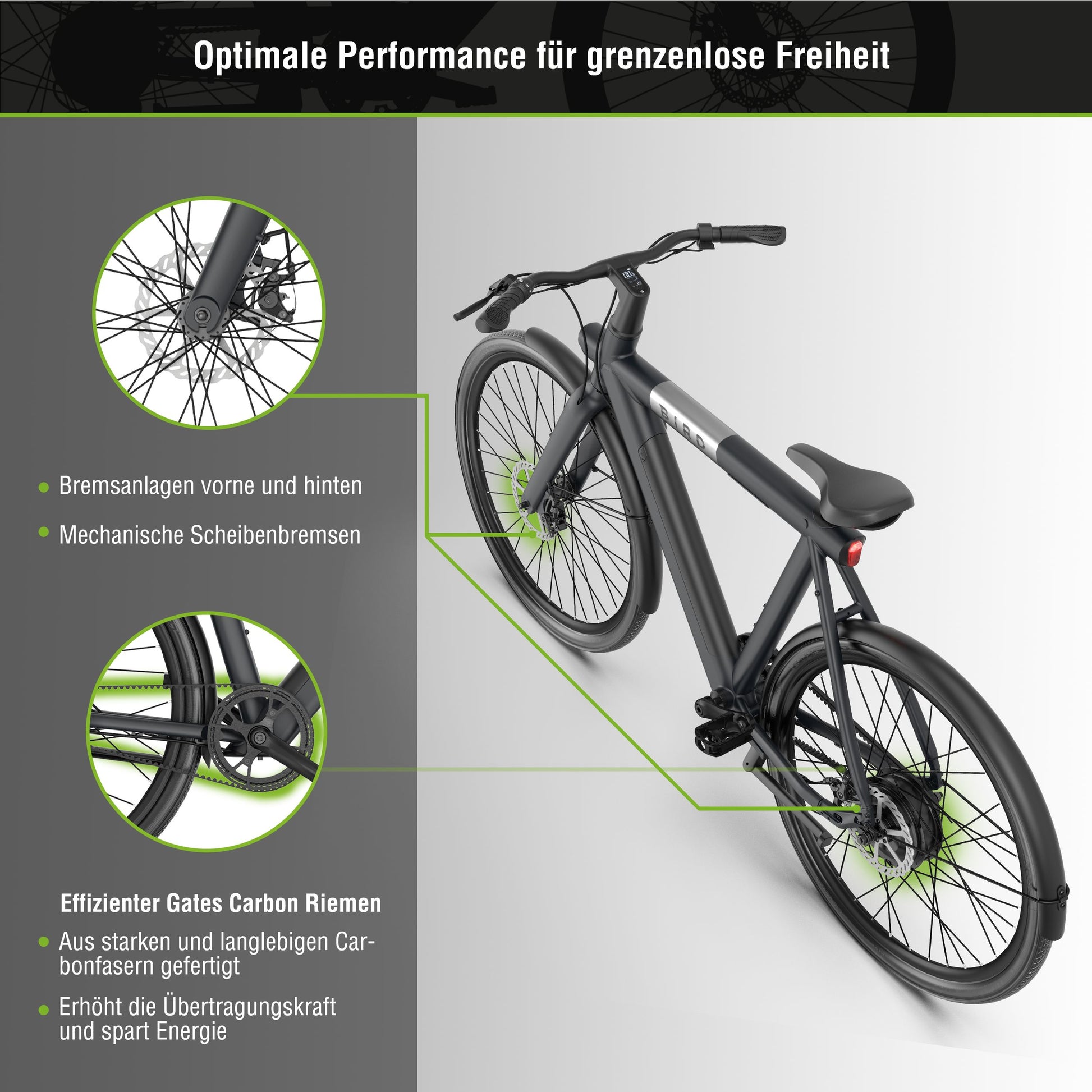 SachsenRAD xBird E-Citybike C6R Connect günstiges E-Bike