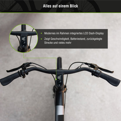 xBird C6R Connect Urban E-City-Bike – mit Riemenantrieb