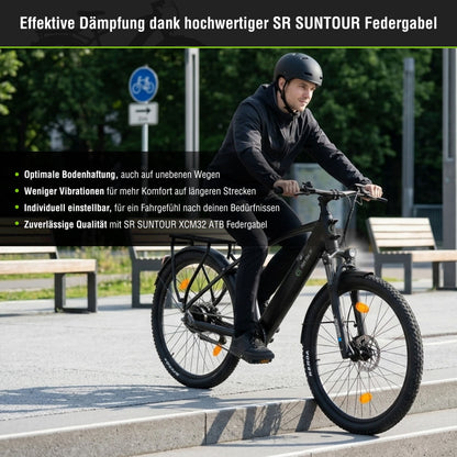 E-Trekking Mountainbike R8R Flex III  mit Riemenantrieb