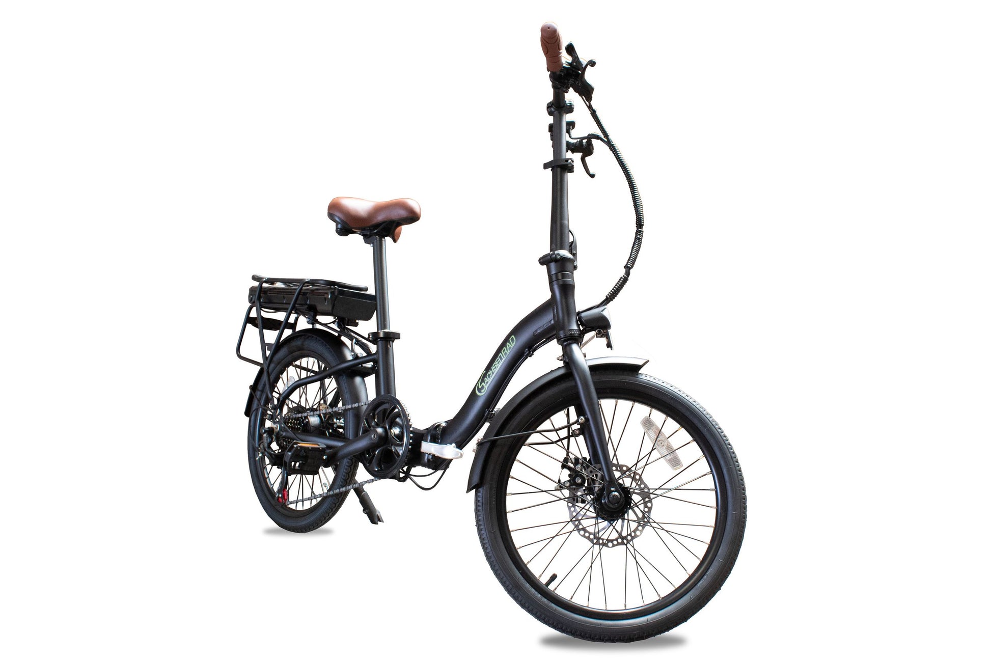 E-Faltrad E-Klapprad SachsenRAD F2 Farmers Folding Klapprad Klappbike Boot Stadt Folding Bike Faltrad E-Bike Seitenansicht vorne rechts