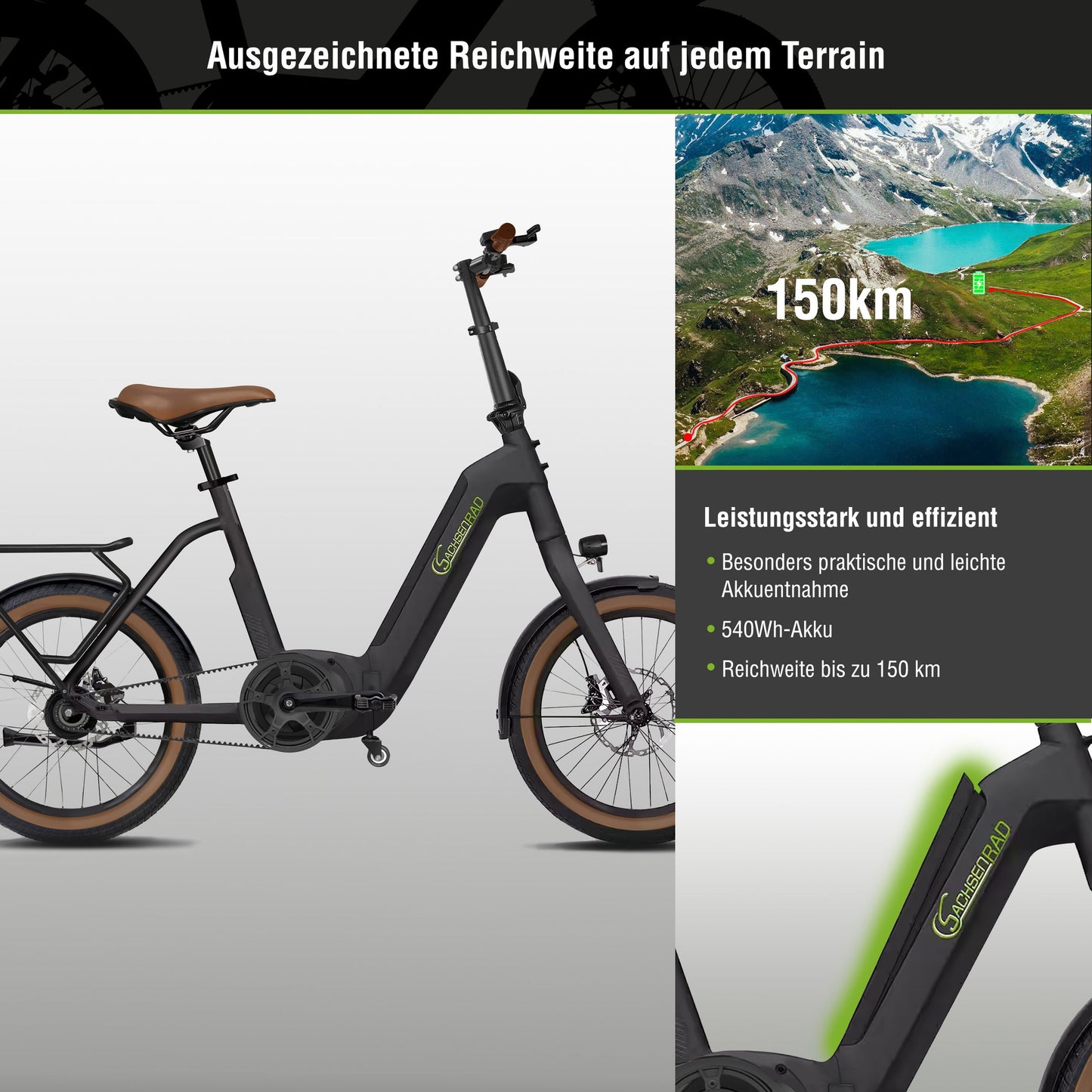 E-Faltrad F3G Centro mit automatischer Schaltung