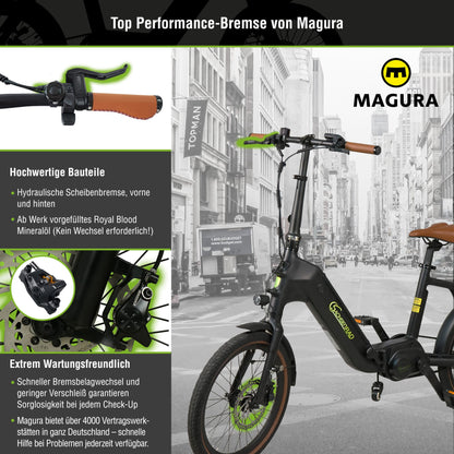 E-Faltrad F3G Centro mit automatischer Schaltung