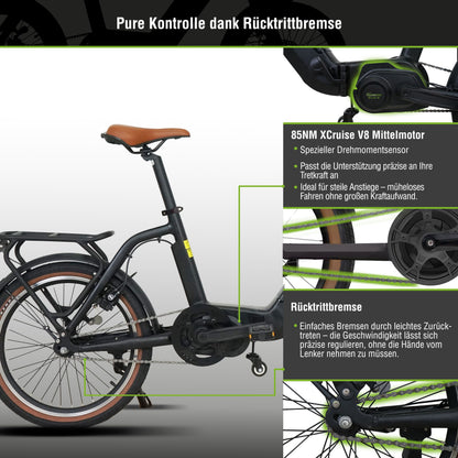 [Gebraucht] E-Faltrad F3B Centro mit Rücktrittbremse