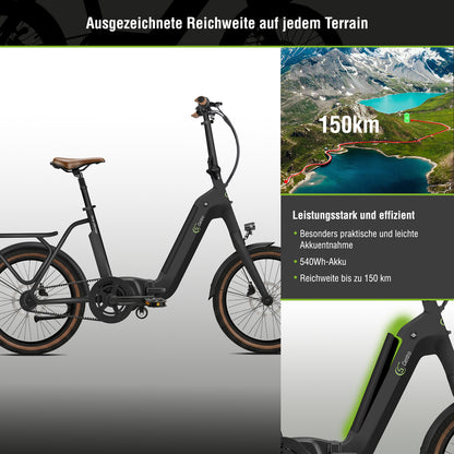 E-Faltrad F3G Centro mit automatischer Schaltung