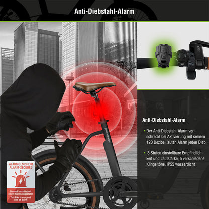 E-Faltrad F3G Centro mit automatischer Schaltung