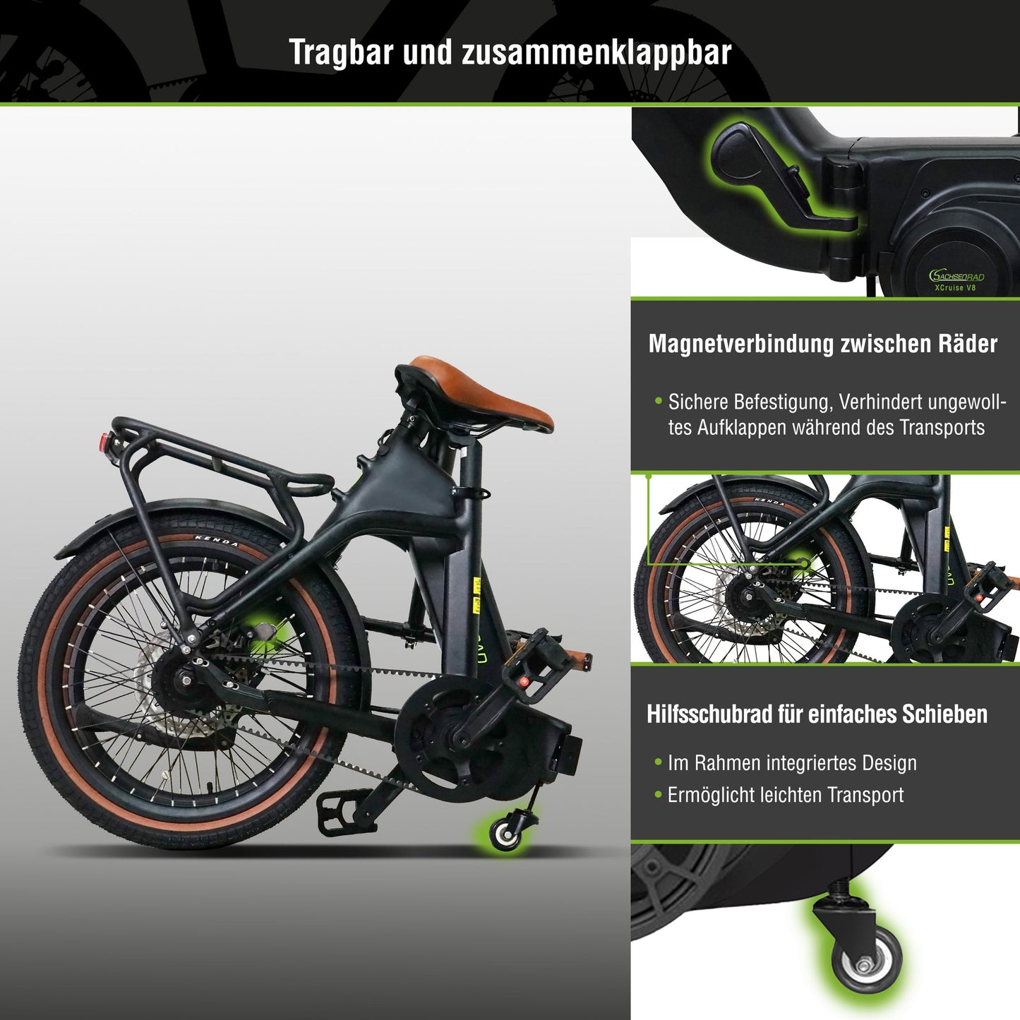 E-Faltrad F3G Centro mit automatischer Schaltung