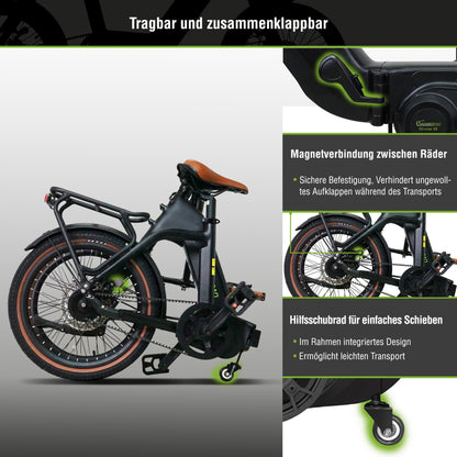 E-Faltrad F3G Centro mit automatischer Schaltung