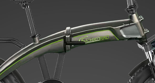 SachsenRAD E-Folding Bike Folding Bike F6 Safari 20
