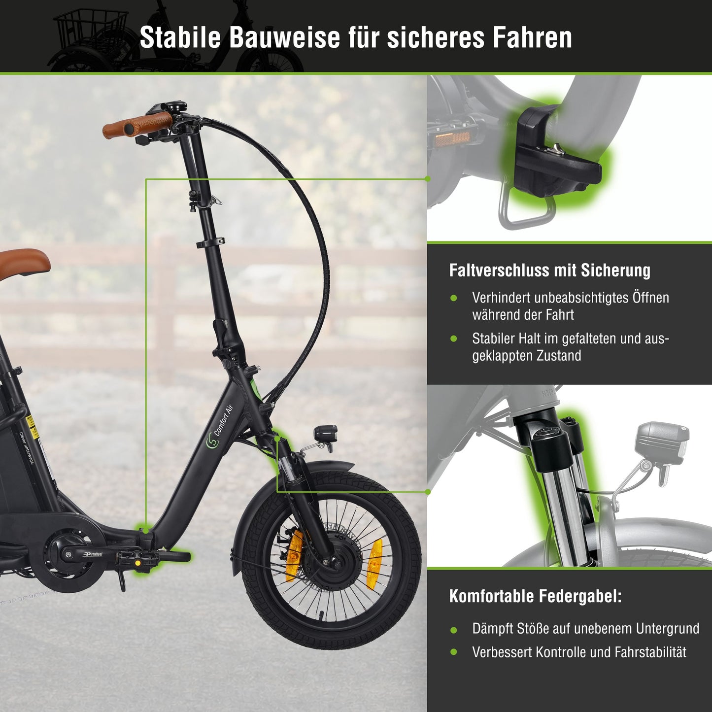 E-Lastenrad  T6S Comfort Air