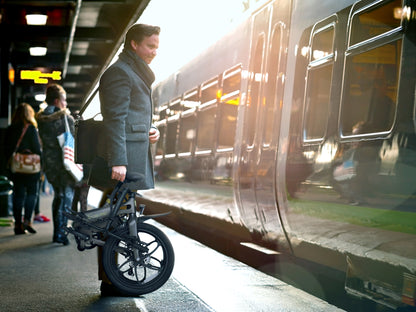 E-Faltrad F11 Pro MagPuma mit Transporttasche und Rückspiegel