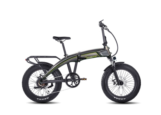 SachsenRAD, E-Folding Bike, Klapprad F6 Safari 20 Zoll, Fatbike, StVZO, Interne Kabelführung, Eloxierung, Ebike, Elektrofahrräder, Citybike, Klappbar, MTB Pedelec e-Fatbike, starker Geländermotor, LCD Display, Damen, Herren