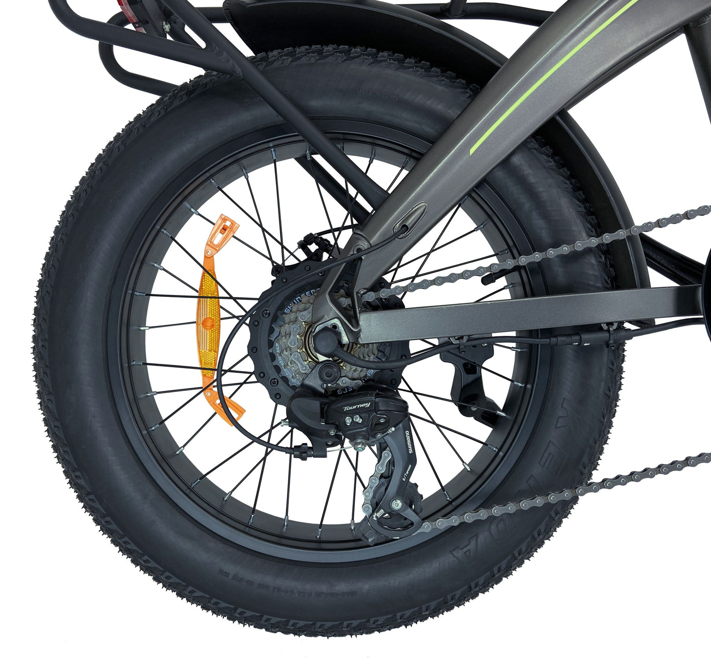 SachsenRAD, E-Folding Bike, Klapprad F6 Safari 20 Zoll, StVZO, Fatbike, Interne Kabelführung, Eloxierung, Ebike, Elektrofahrräder, Citybike, Klappbar, MTB Pedelec e-Fatbike, starker Geländermotor, LCD Display, Damen, Herren